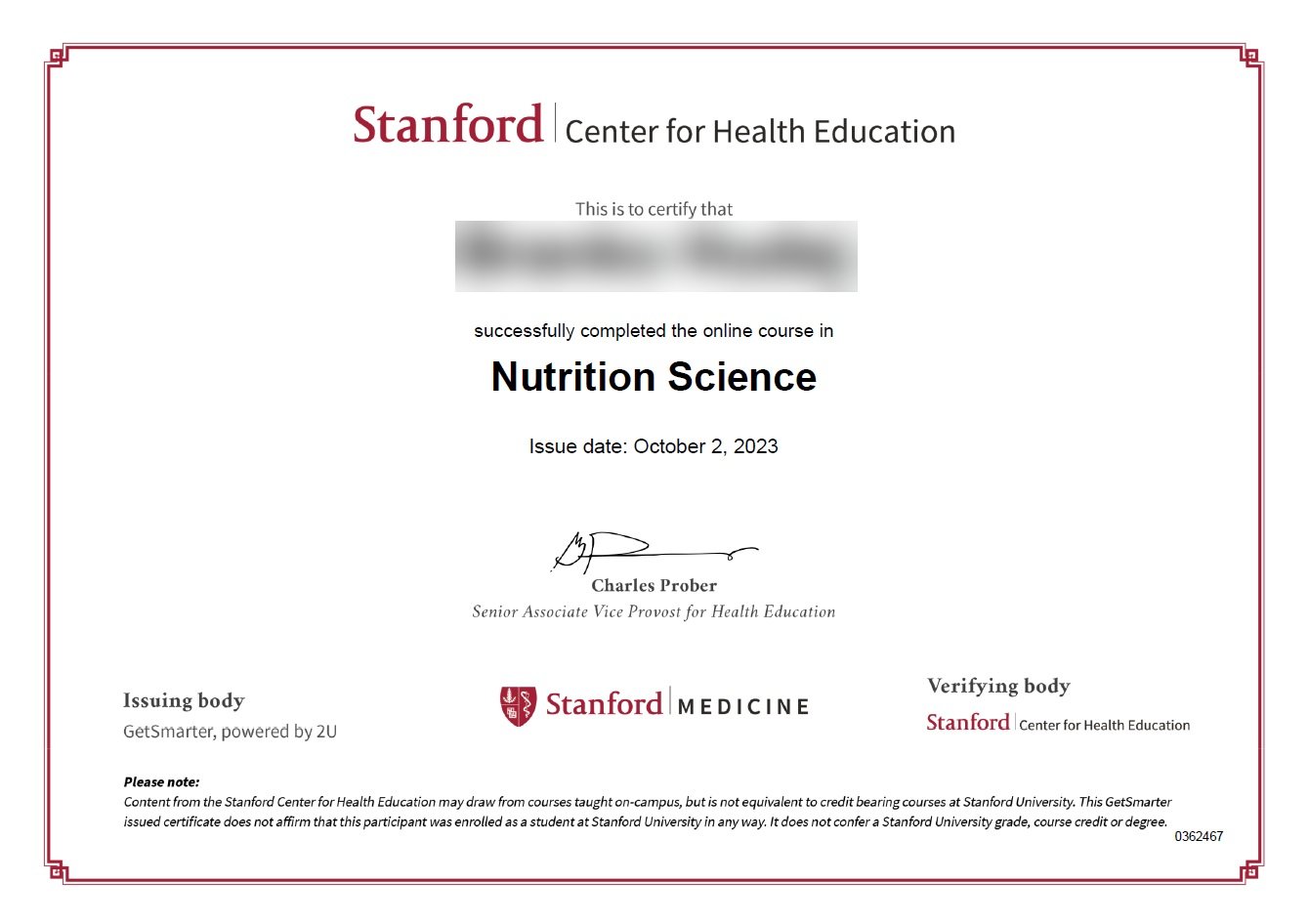 Stanford Certificate1
